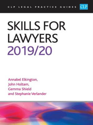 cover image of Skills for Lawyers 2019/2020